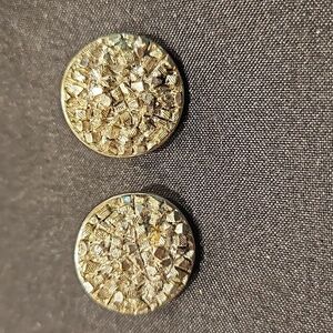 SARAH COVENTRY Vintage Silvertone Clip-on Earrings